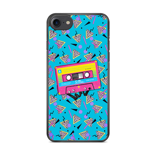 Cassette Blue Voice iPhone 8 Case - Octracase