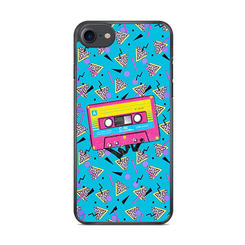 Cassette Blue Voice iPhone 7 Case - Octracase