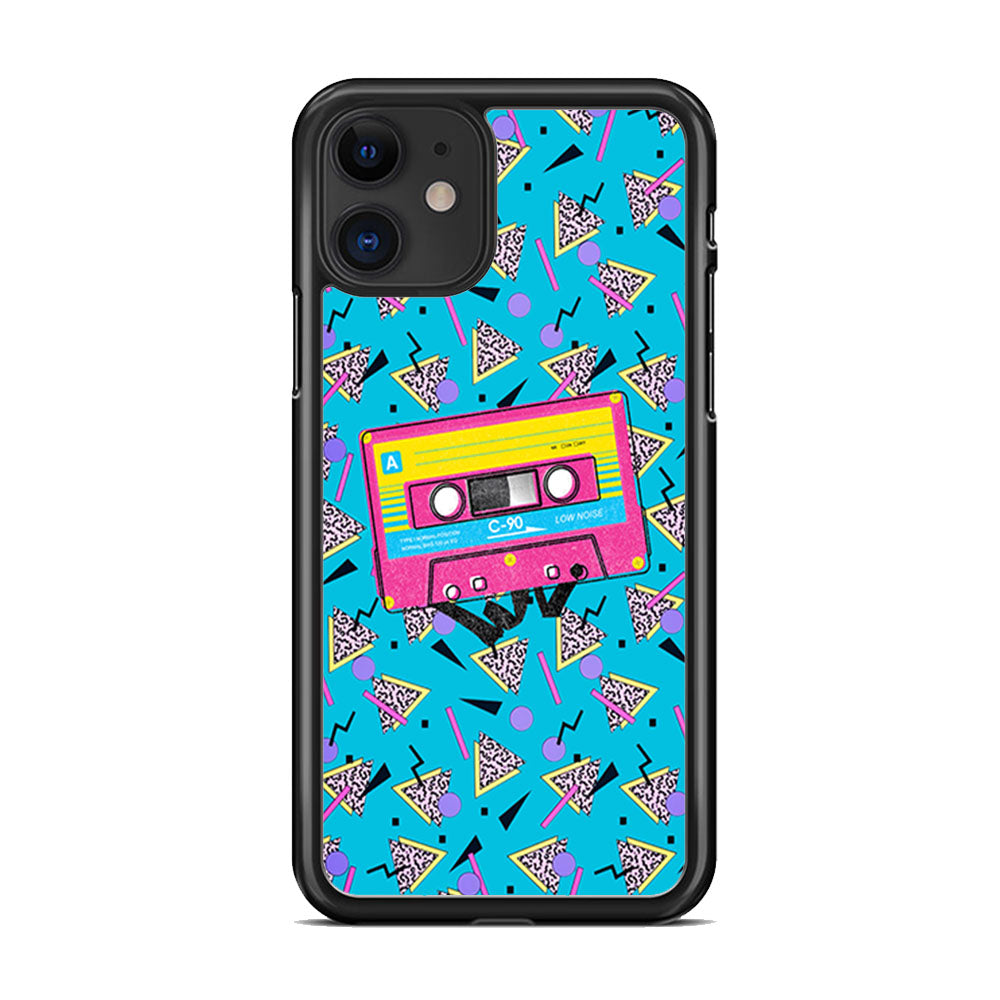 Cassette Blue Voice iPhone 11 Case - Octracase