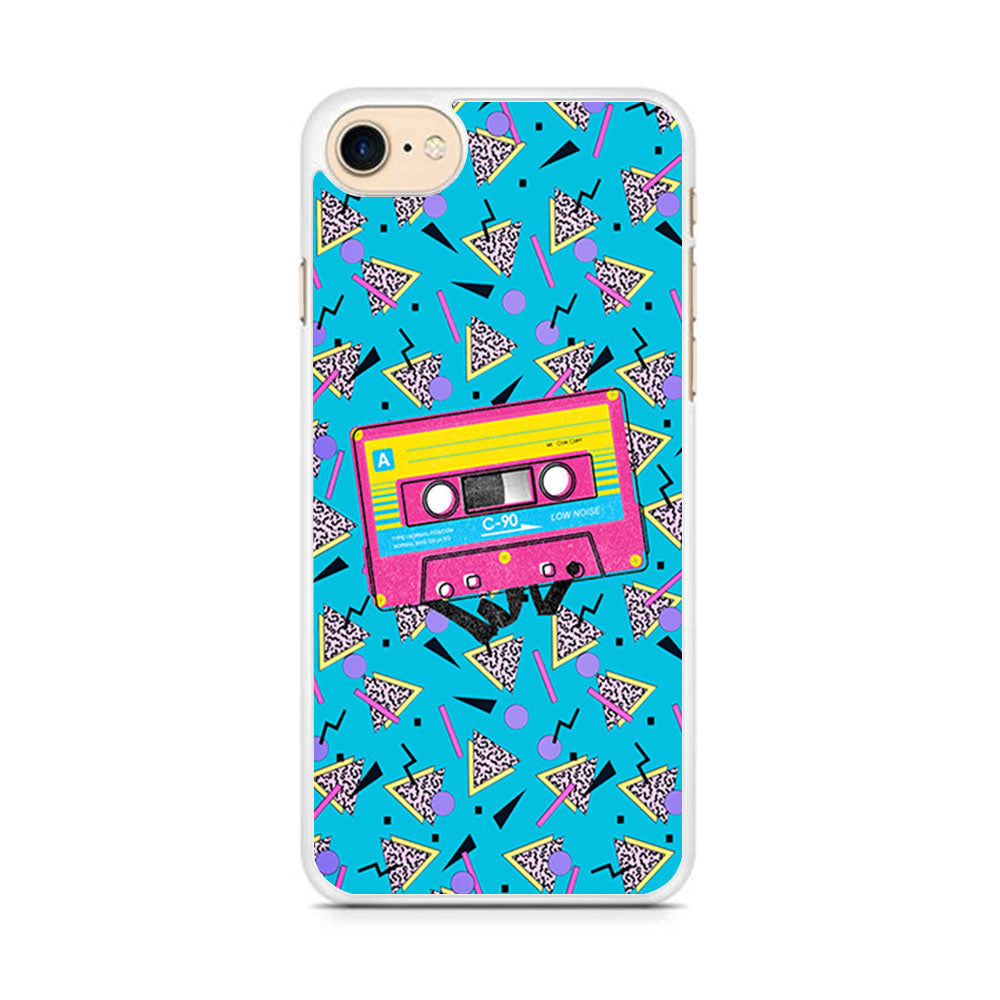 Cassette Blue Voice iPhone 7 Case - Octracase