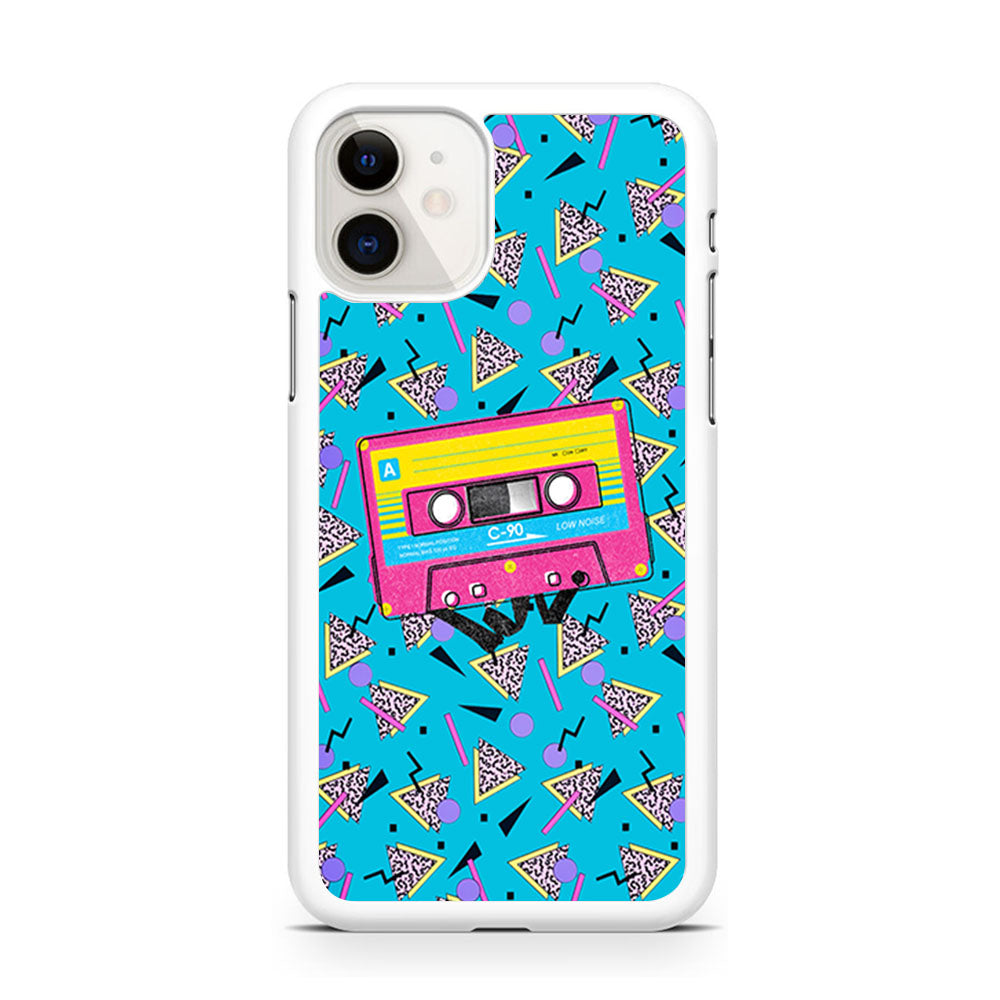 Cassette Blue Voice iPhone 11 Case - Octracase