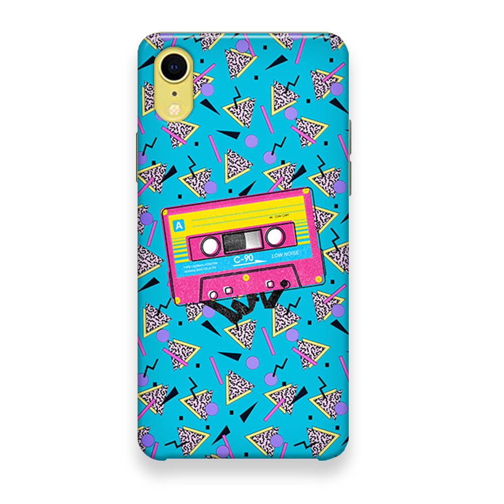 Cassette Blue Voice iPhone XR Case - Octracase