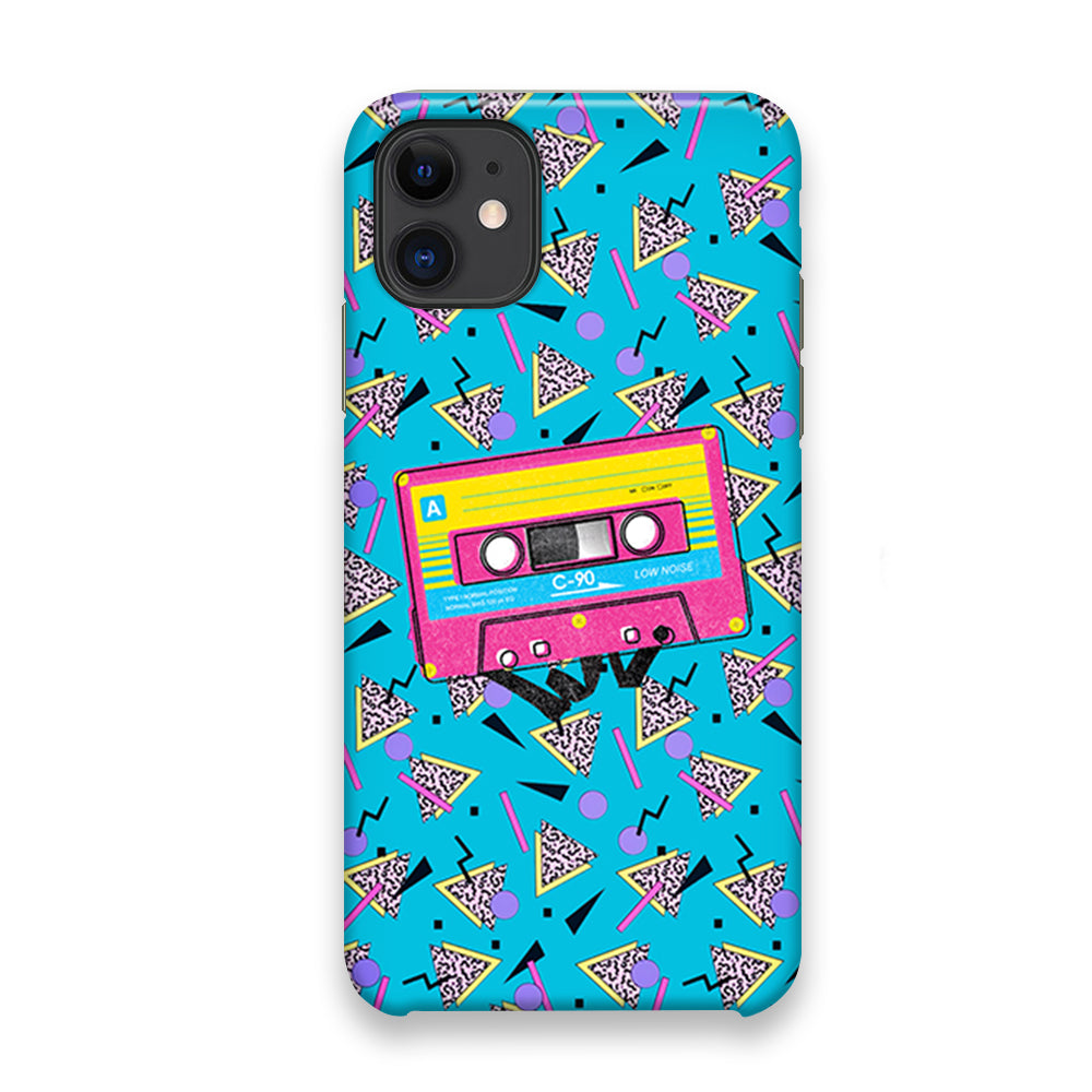 Cassette Blue Voice iPhone 11 Case - Octracase