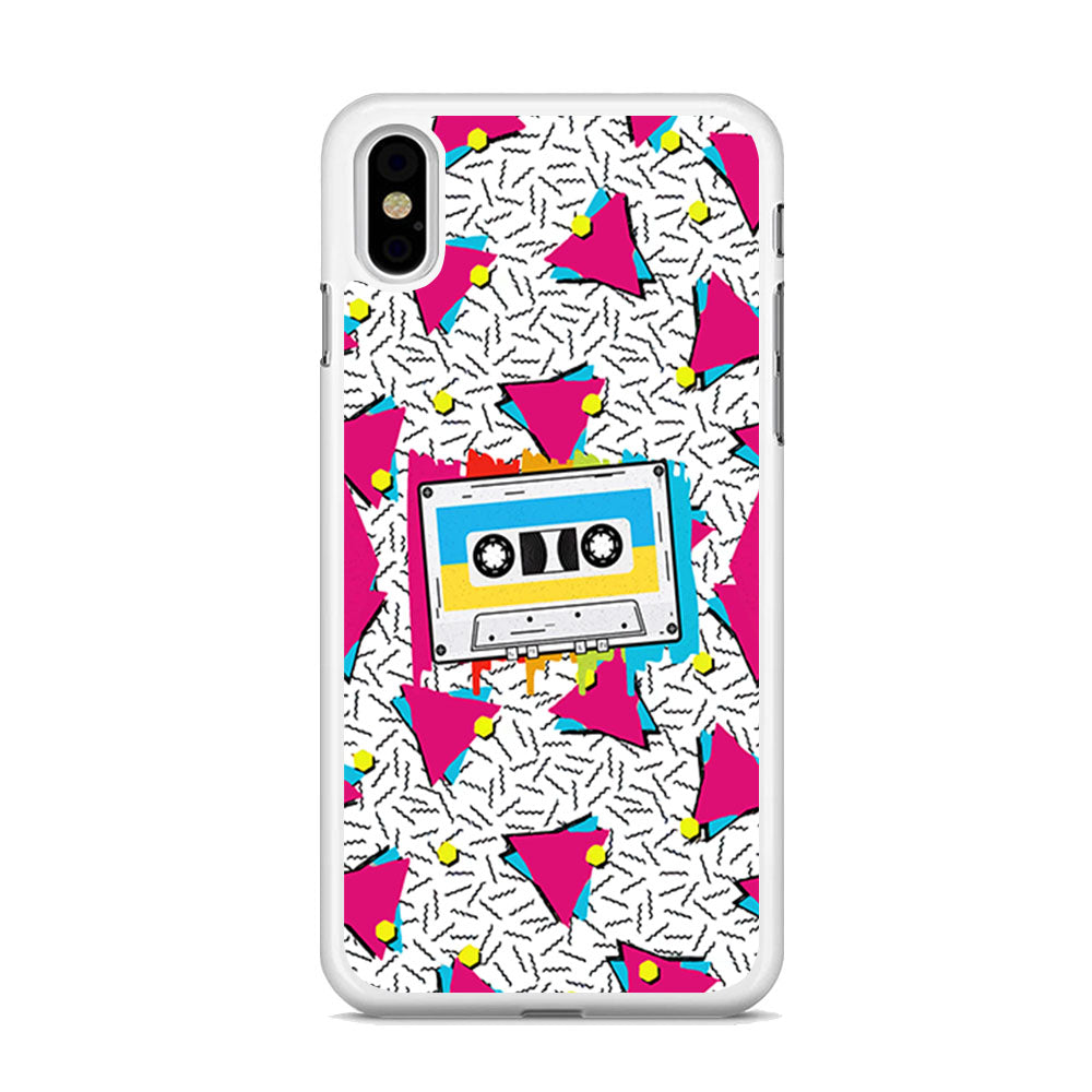 Cassette Pink Voice iPhone X Case - Octracase