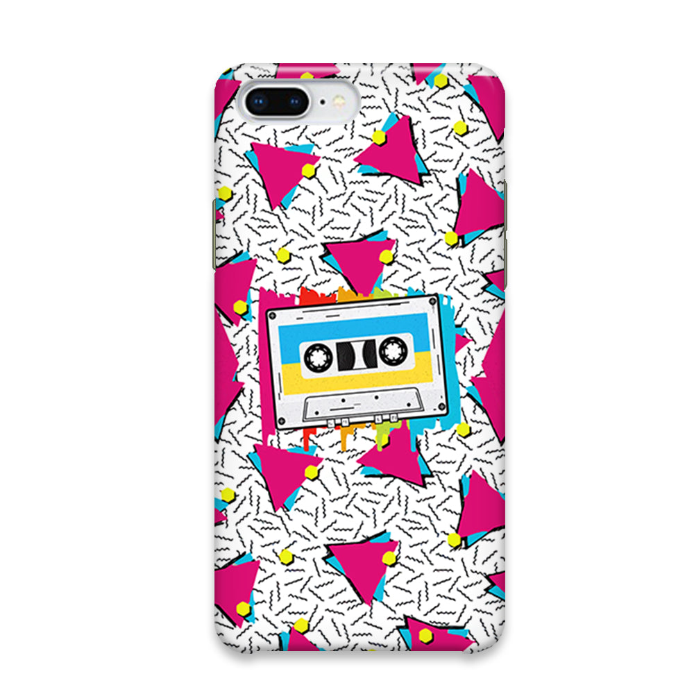 Cassette Pink Voice iPhone 8 Plus Case - Octracase