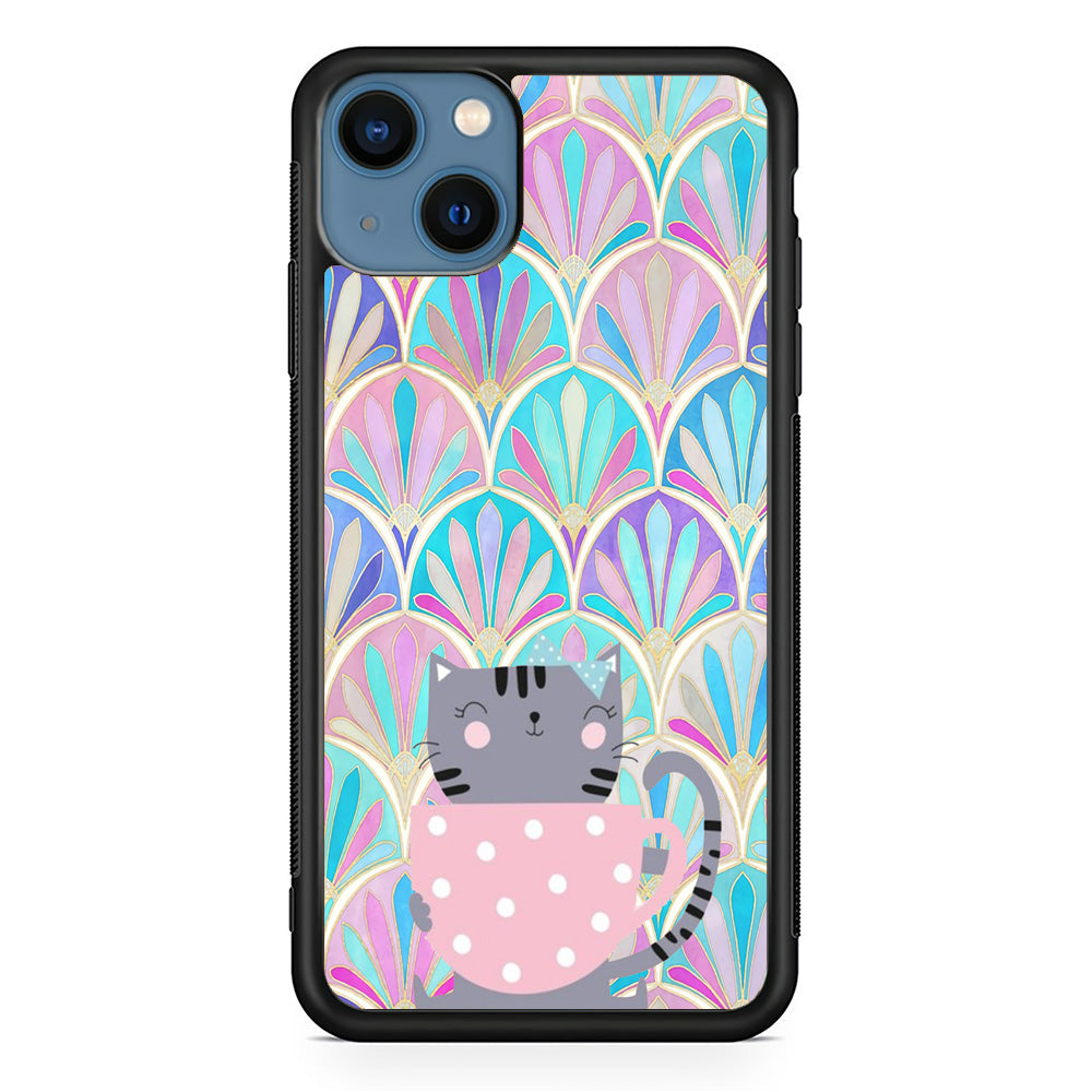 Cat Enjoy The Coffe iPhone 13 Case - Octracase