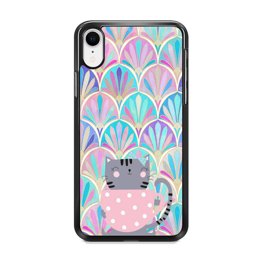 Cat Enjoy The Coffe iPhone XR Case