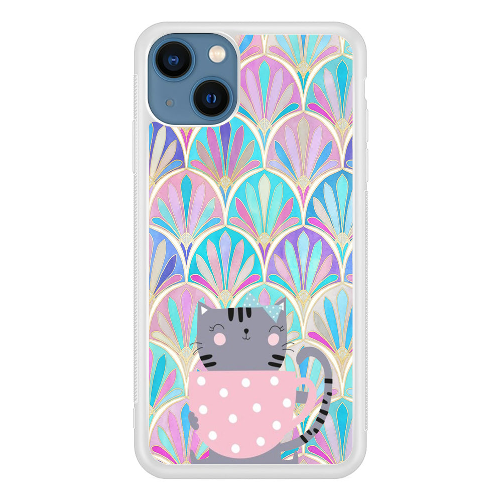 Cat Enjoy The Coffe iPhone 13 Case - Octracase