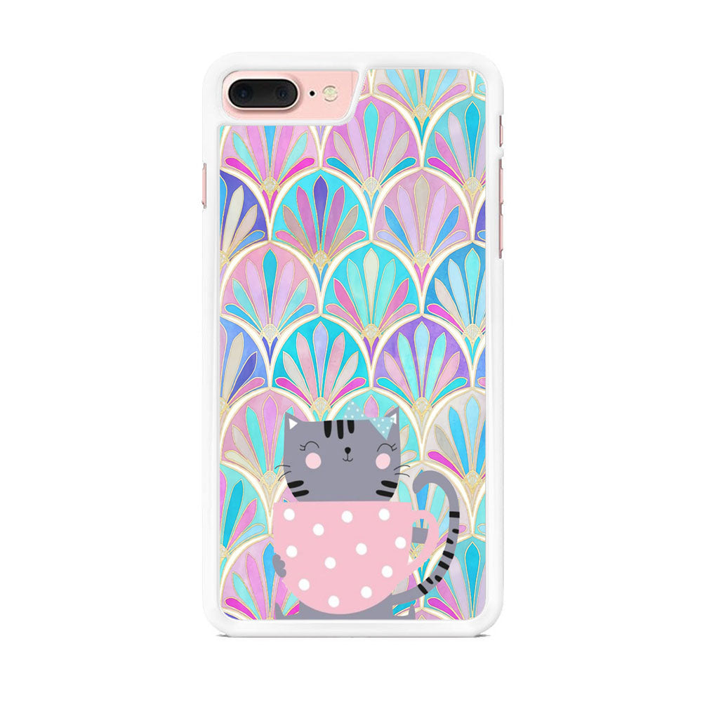 Cat Enjoy The Coffe iPhone 8 Plus Case