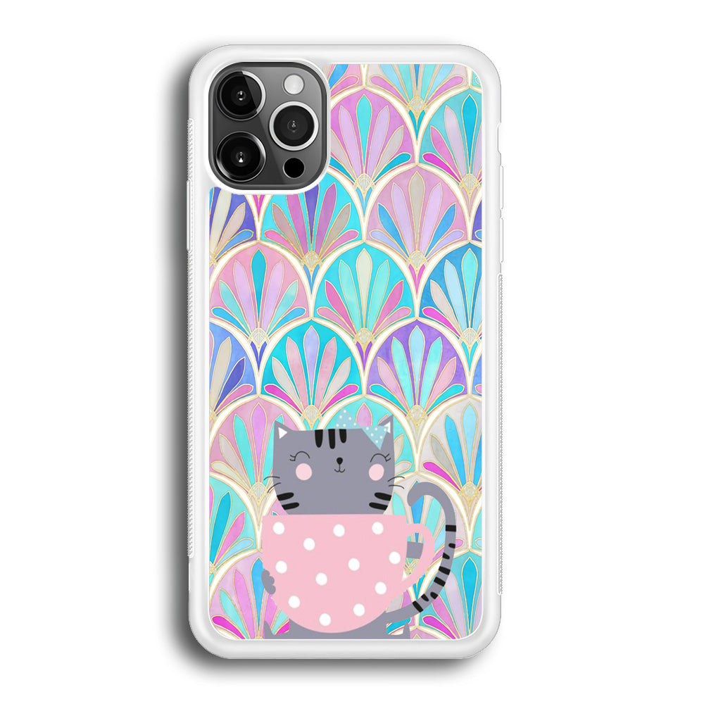 Cat Enjoy The Coffe iPhone 13 Pro Case - Octracase