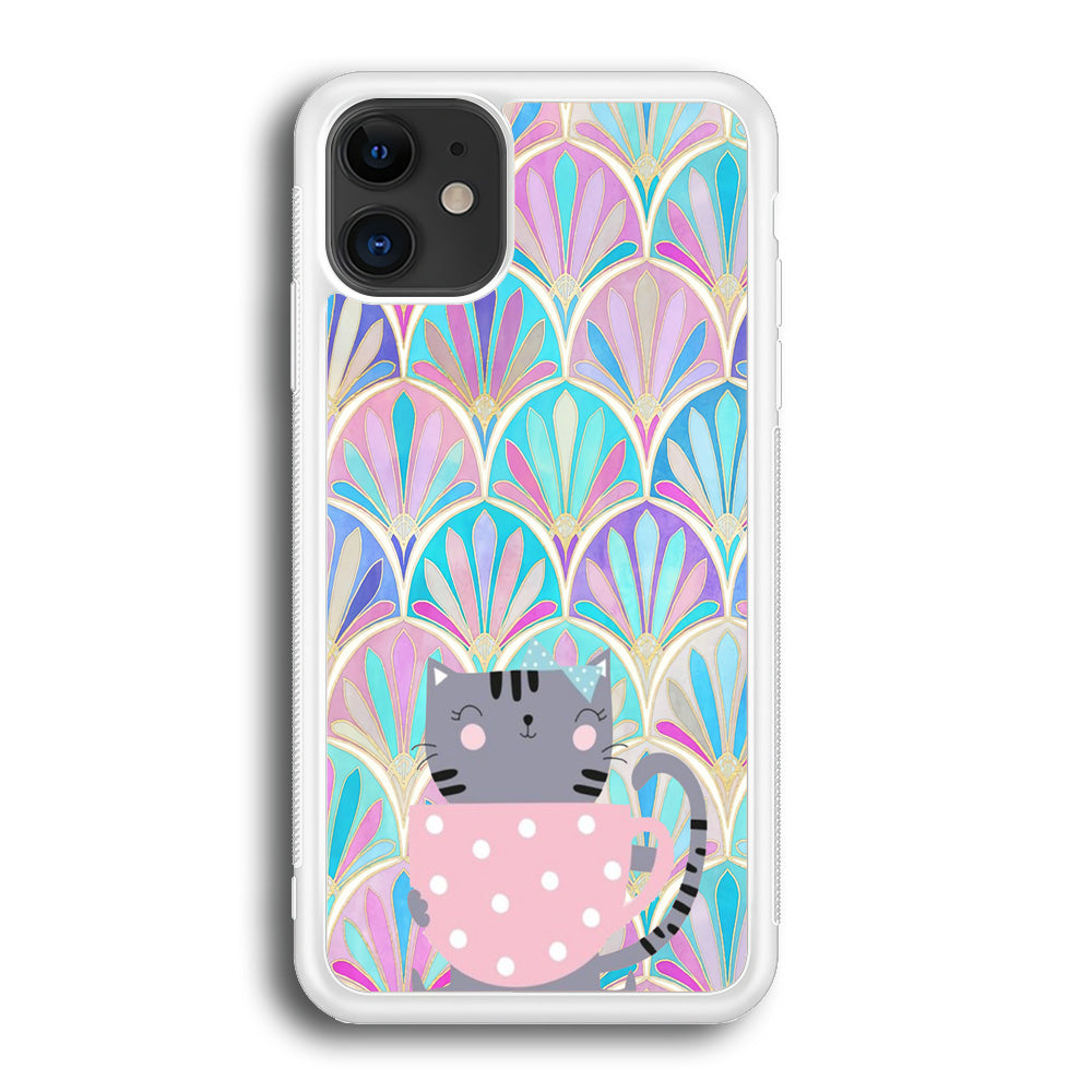 Cat Enjoy The Coffe iPhone 12 Case - Octracase