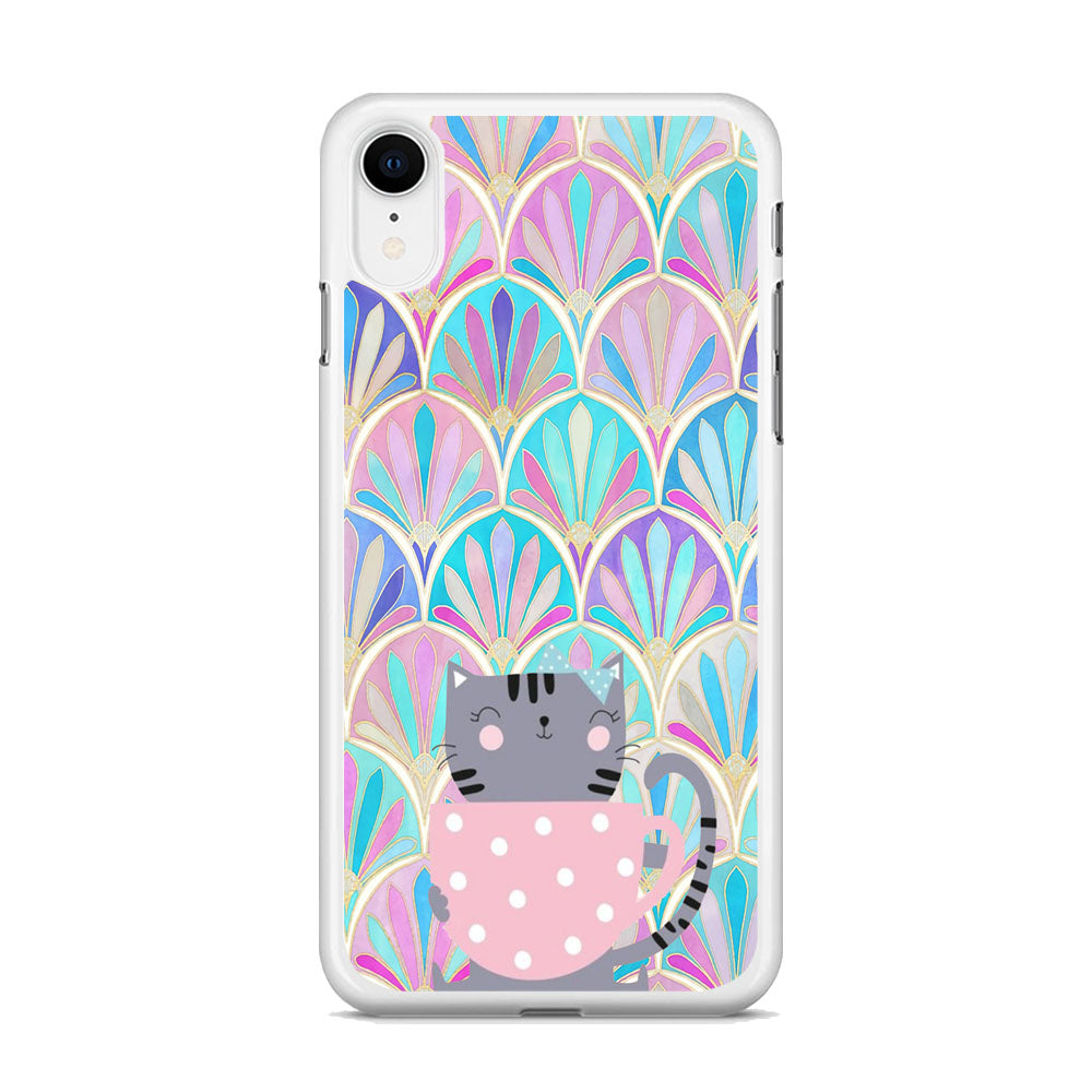 Cat Enjoy The Coffe iPhone XR Case