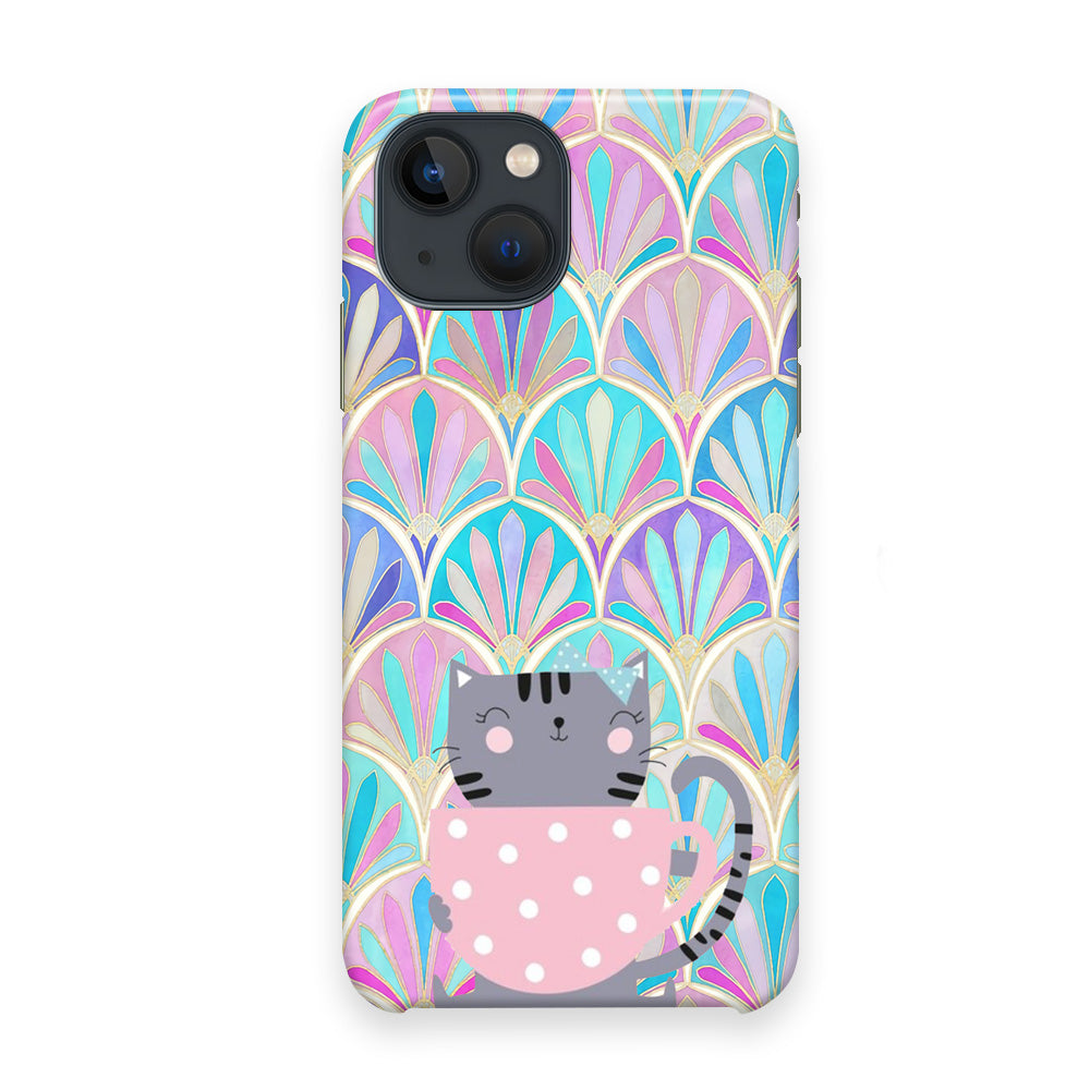 Cat Enjoy The Coffe iPhone 13 Case - Octracase