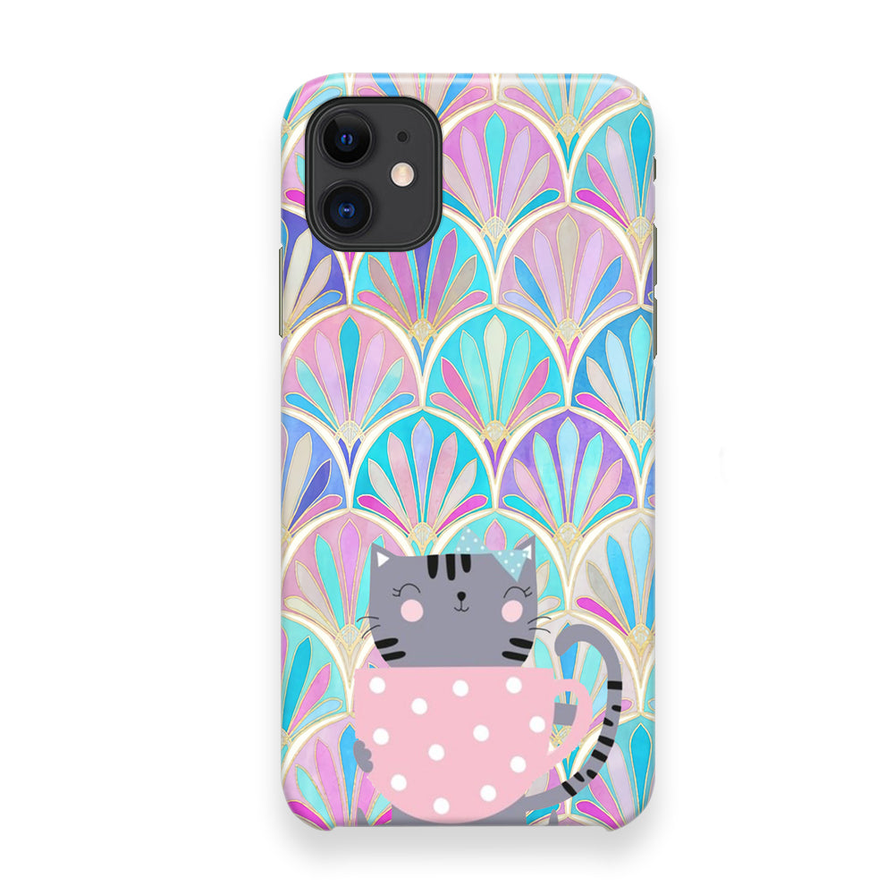 Cat Enjoy The Coffe iPhone 12 Case - Octracase