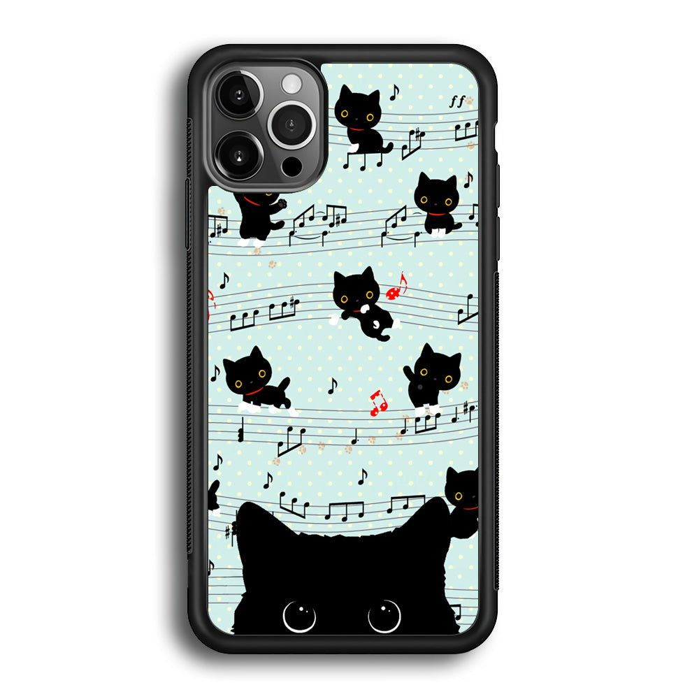 Cat Note Tunes iPhone 13 Pro Case - Octracase