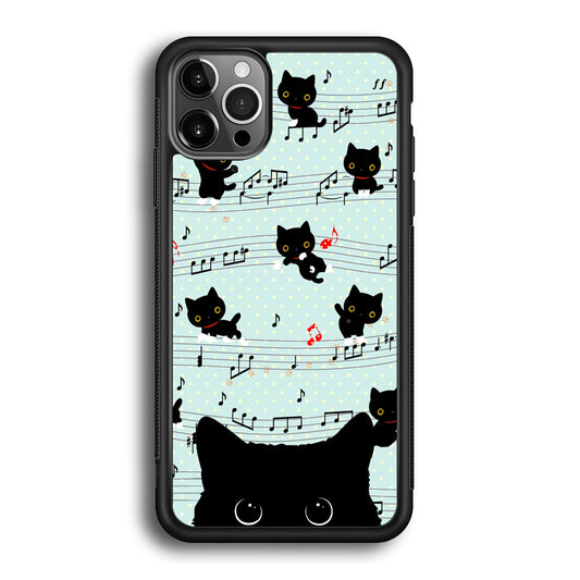 Cat Note Tunes iPhone 13 Pro Max Case - Octracase