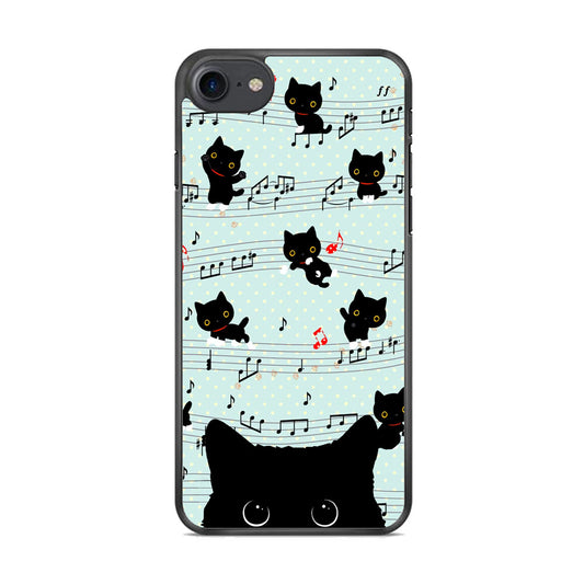 Cat Note Tunes iPhone 8 Case