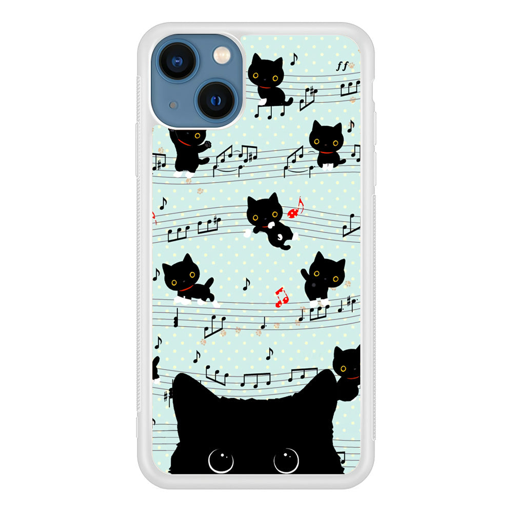 Cat Note Tunes iPhone 13 Case - Octracase