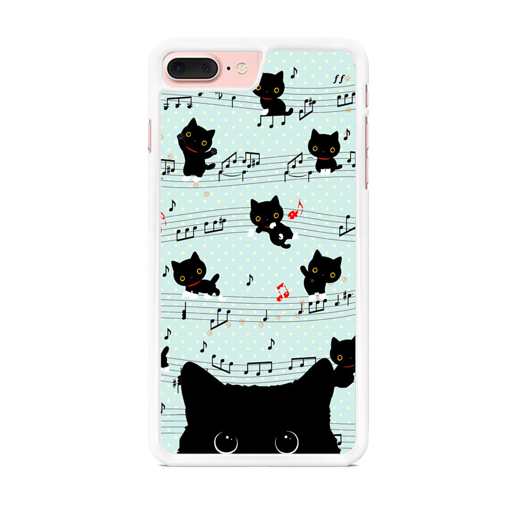 Cat Note Tunes iPhone 8 Plus Case