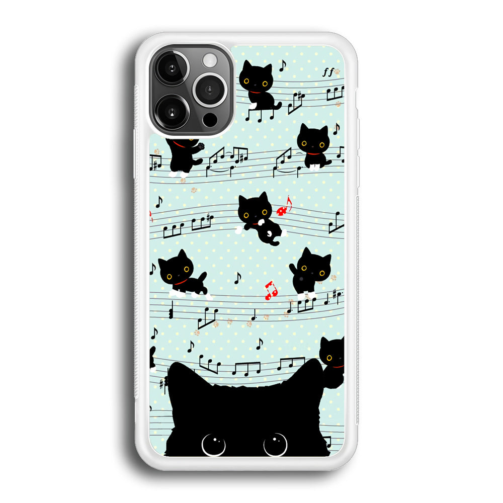 Cat Note Tunes iPhone 12 Pro Max Case - Octracase