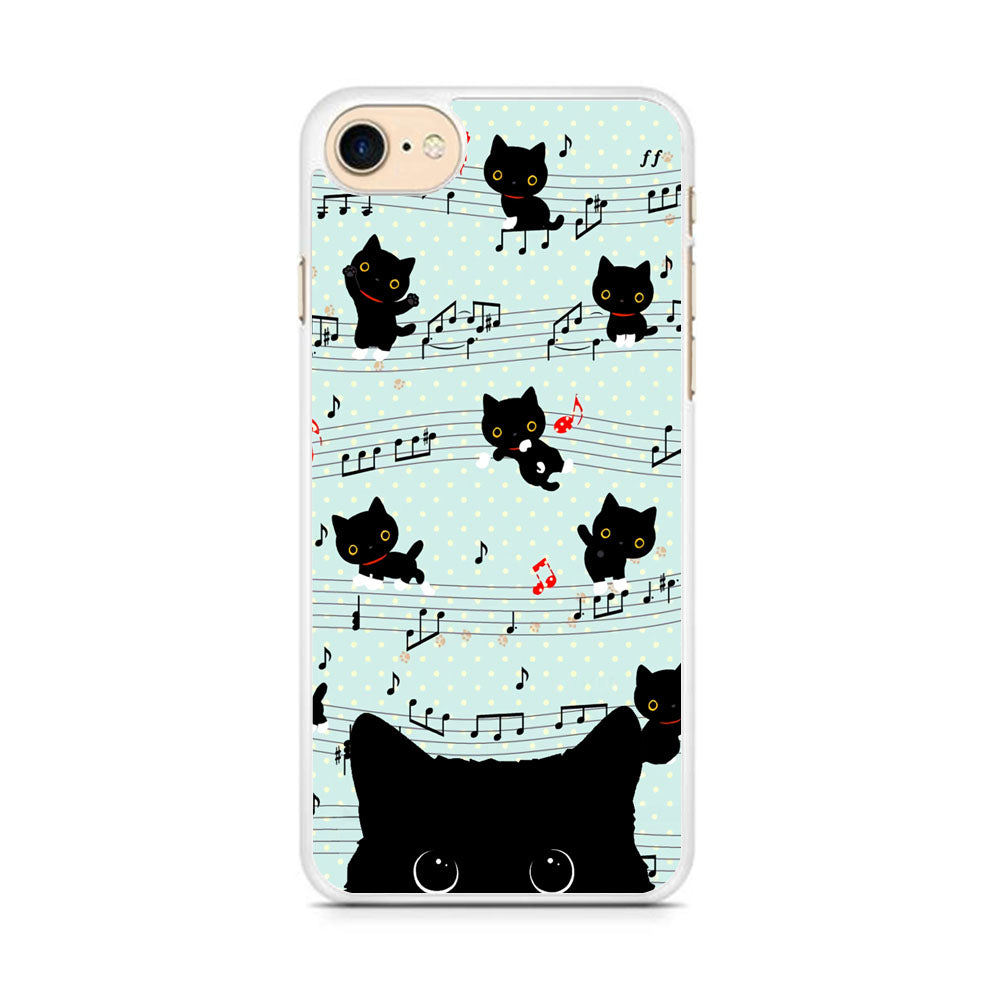 Cat Note Tunes iPhone 7 Case