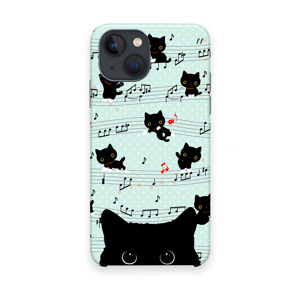 Cat Note Tunes iPhone 13 Case - Octracase