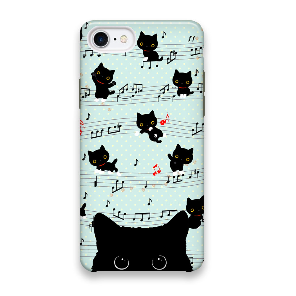 Cat Note Tunes iPhone 7 Case