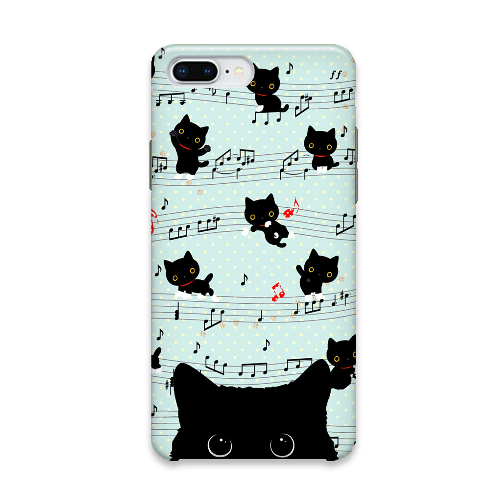 Cat Note Tunes iPhone 8 Plus Case