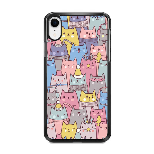 Cat in Winter iPhone XR Case