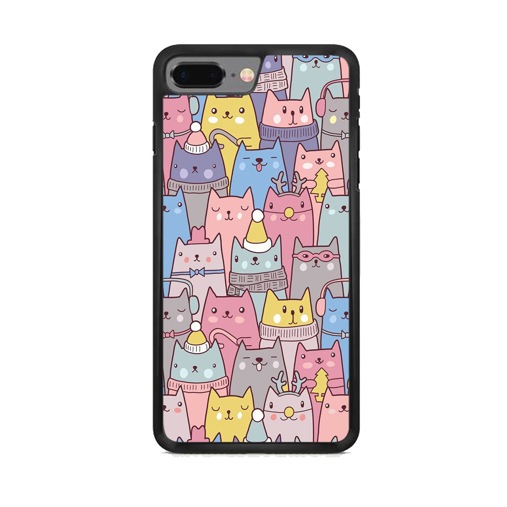 Cat in Winter iPhone 8 Plus Case