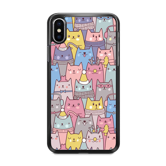 Cat in Winter iPhone Xs Case