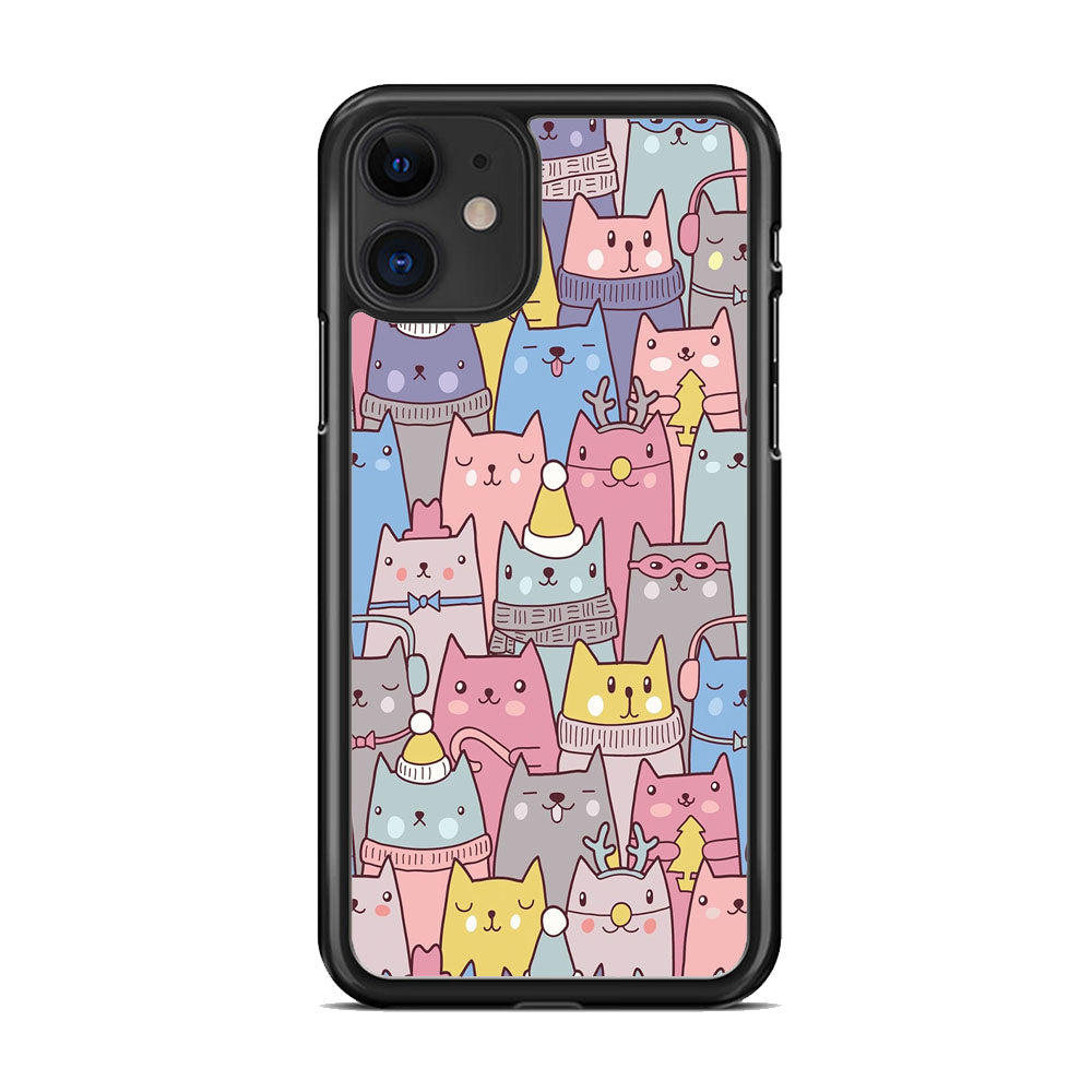 Cat in Winter iPhone 11 Case