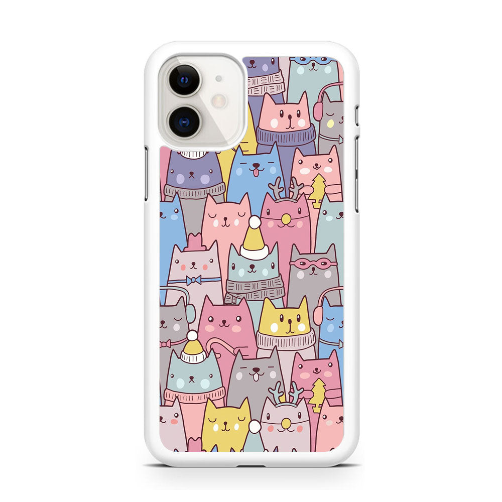 Cat in Winter iPhone 11 Case