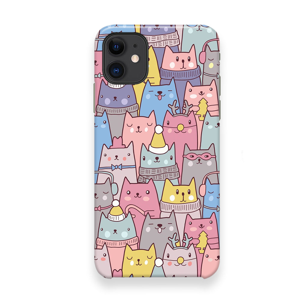 Cat in Winter iPhone 12 Case - Octracase