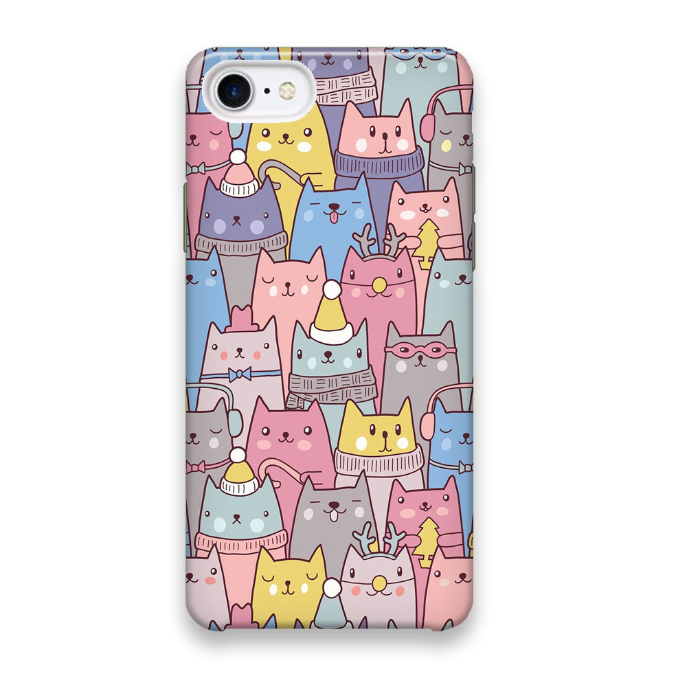 Cat in Winter iPhone 7 Case