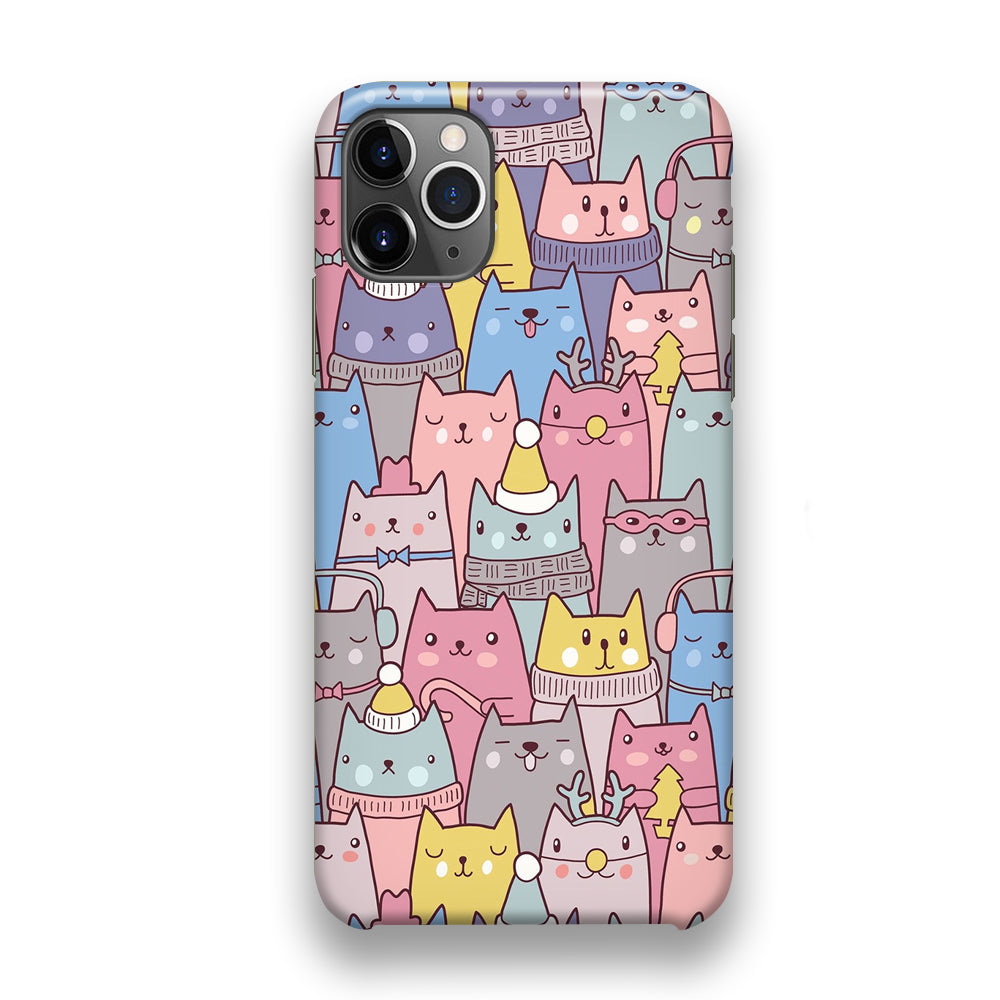 Cat in Winter iPhone 11 Pro Case