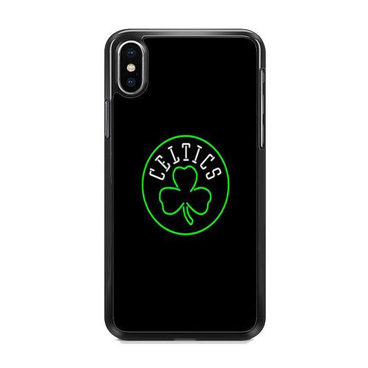 Celtic Neon Symbol iPhone X Case