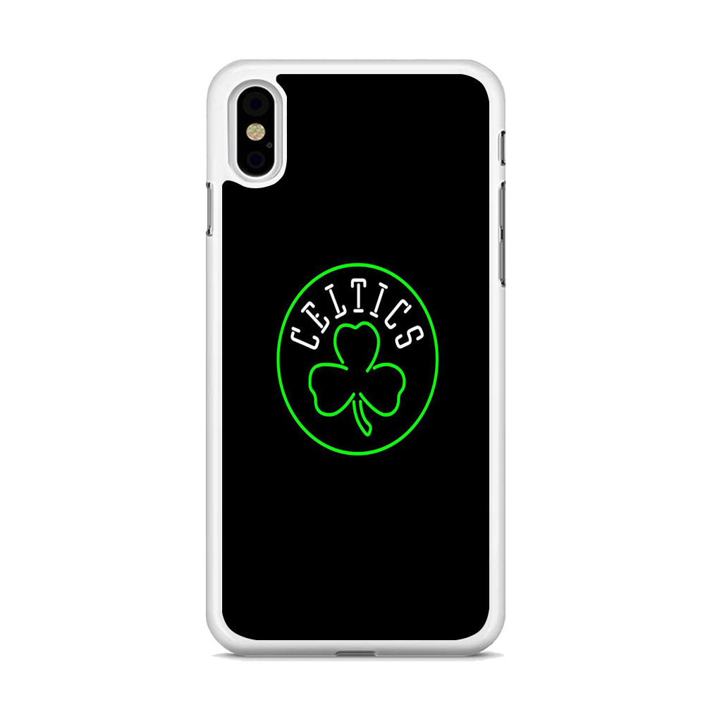 Celtic Neon Symbol iPhone X Case