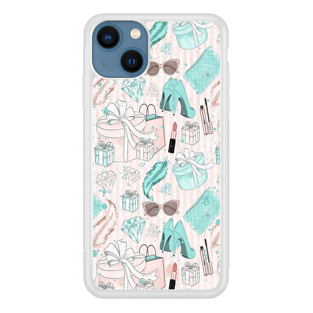 Collage Blue Theme Girl Needs iPhone 13 Case - Octracase