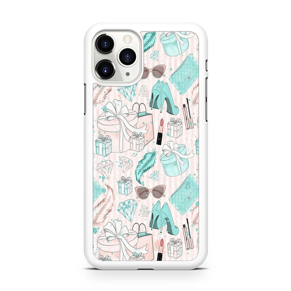 Collage Blue Theme Girl Needs iPhone 11 Pro Case