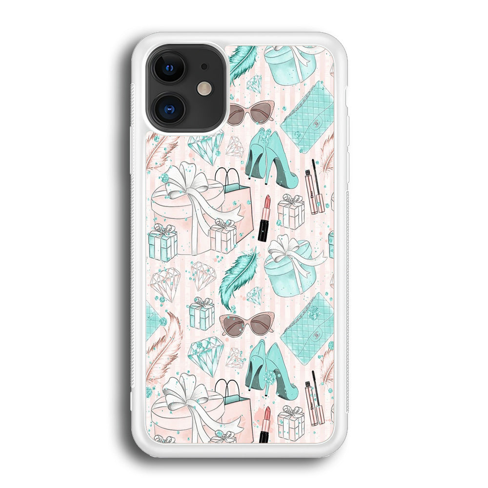 Collage Blue Theme Girl Needs iPhone 12 Case - Octracase