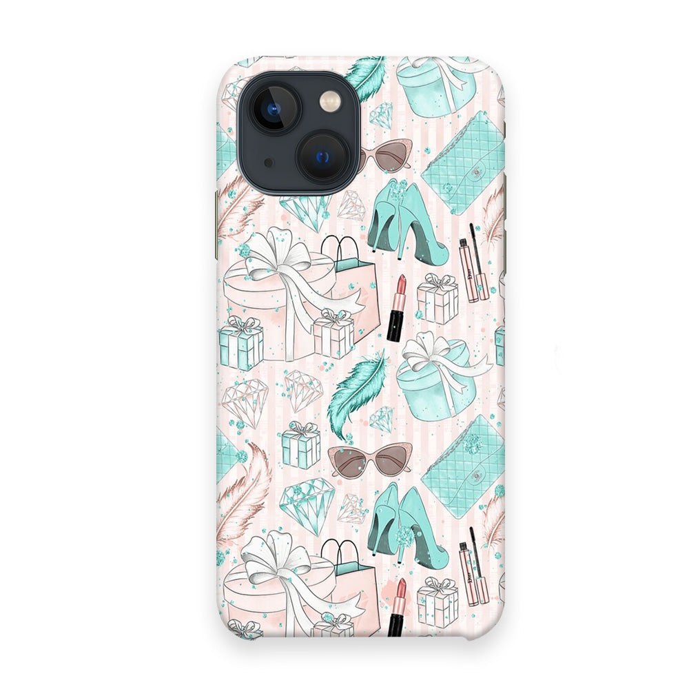 Collage Blue Theme Girl Needs iPhone 13 Case - Octracase