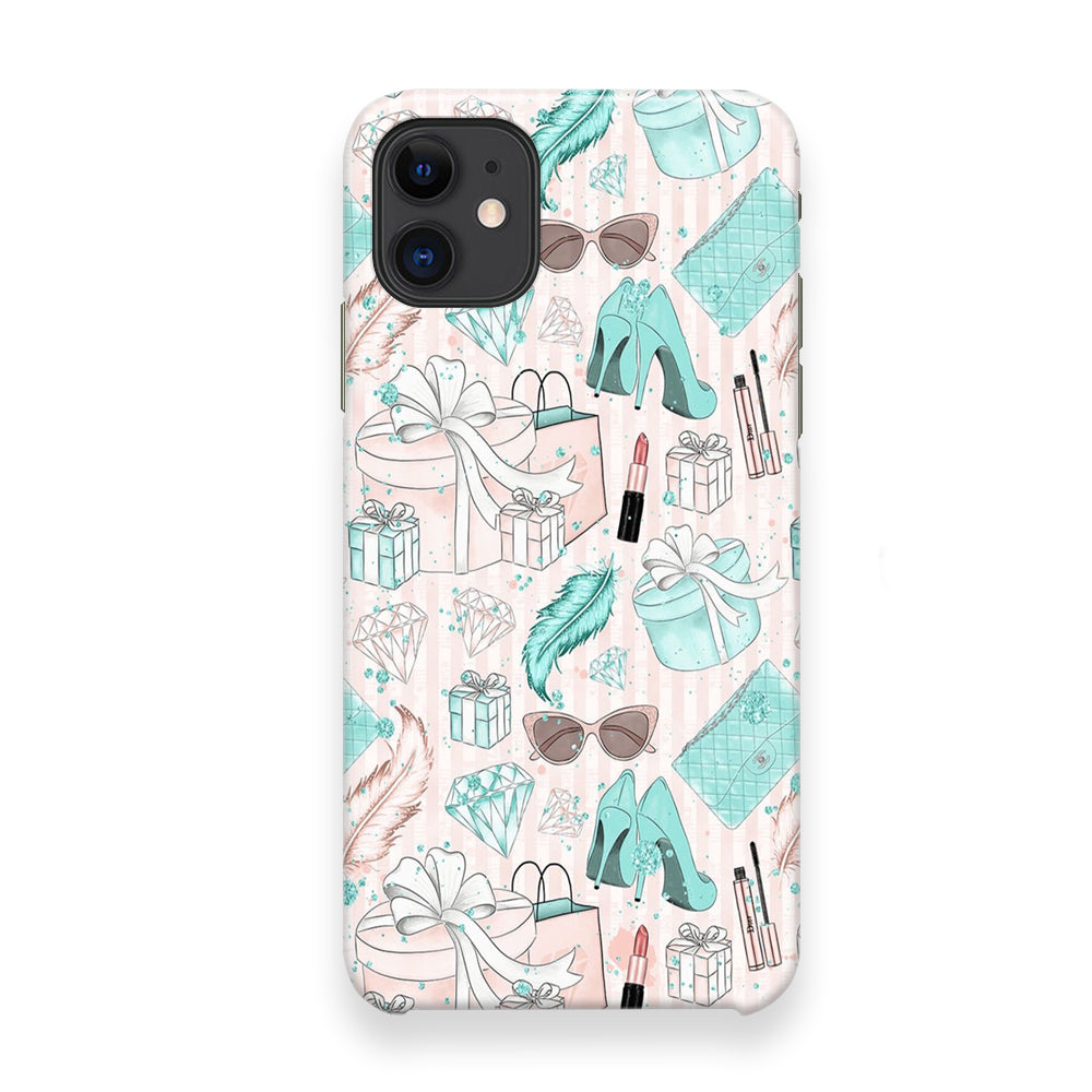 Collage Blue Theme Girl Needs iPhone 12 Case - Octracase