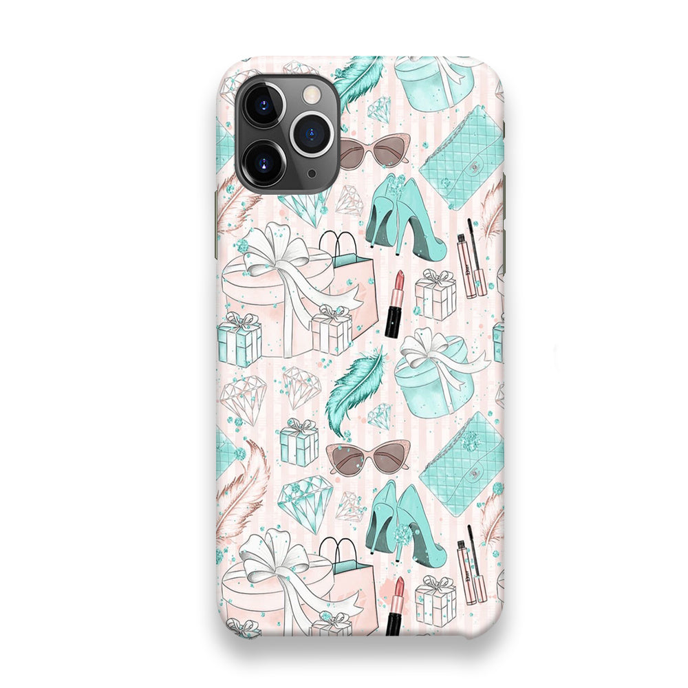 Collage Blue Theme Girl Needs iPhone 12 Pro Case - Octracase