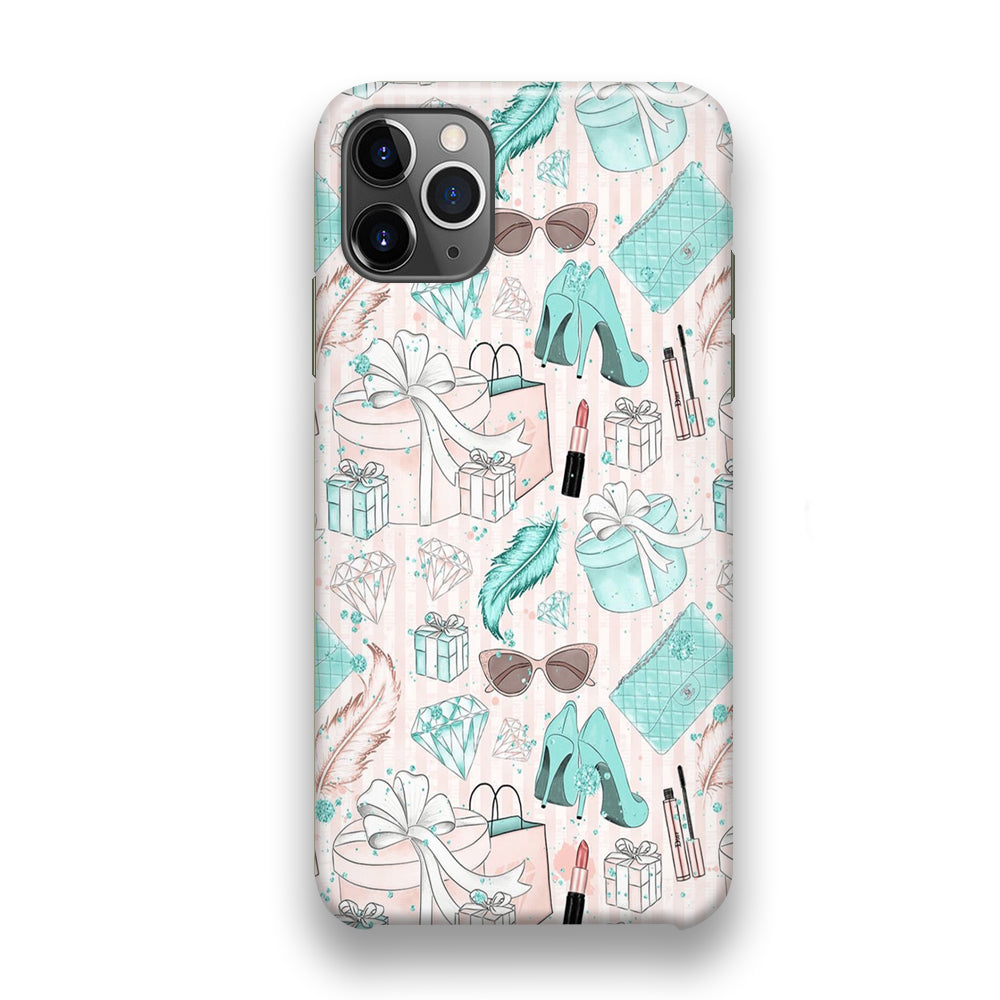 Collage Blue Theme Girl Needs iPhone 11 Pro Case