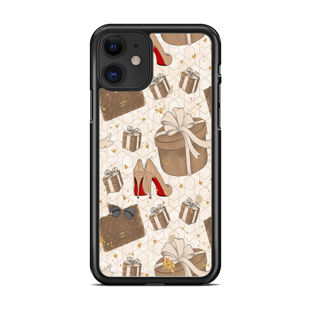 Collage Brown Collection iPhone 11 Case