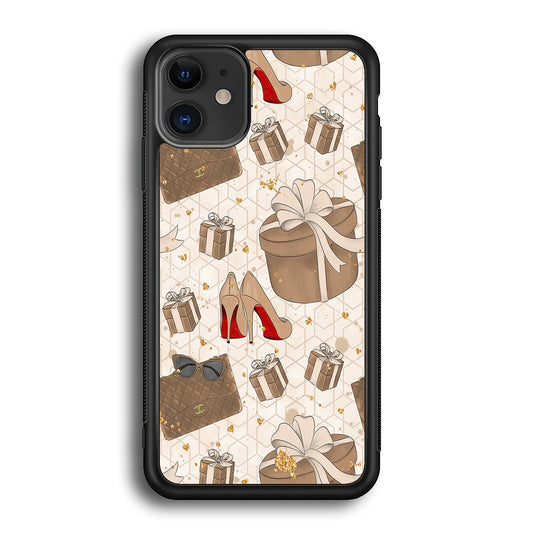 Collage Brown Collection iPhone 12 Case - Octracase