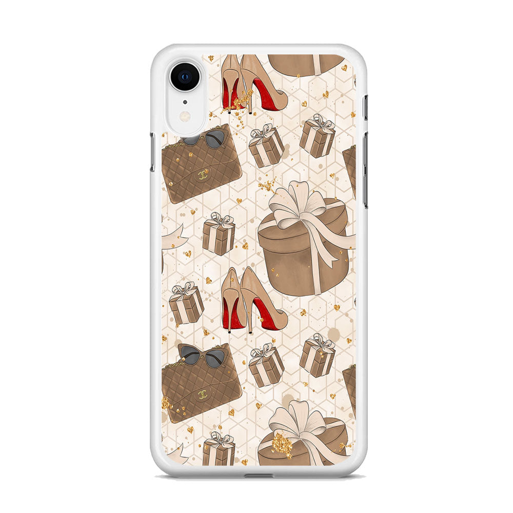 Collage Brown Collection iPhone XR Case