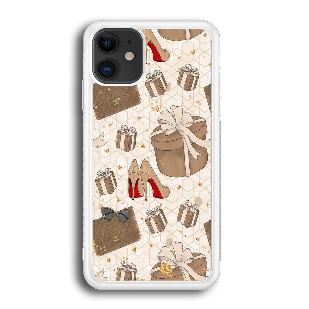 Collage Brown Collection iPhone 12 Case - Octracase