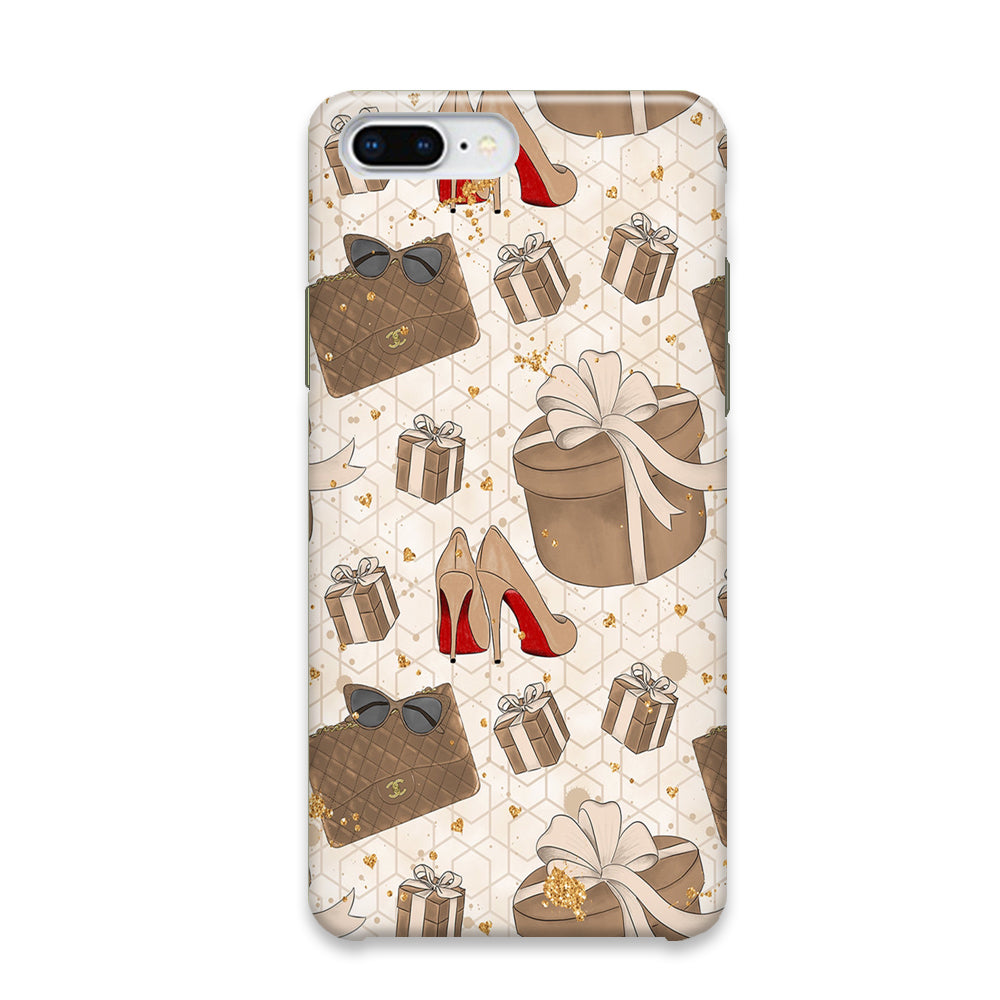 Collage Brown Collection iPhone 8 Plus Case